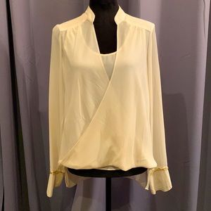 Sheer one piece blouse from XOXO. Size Medium.